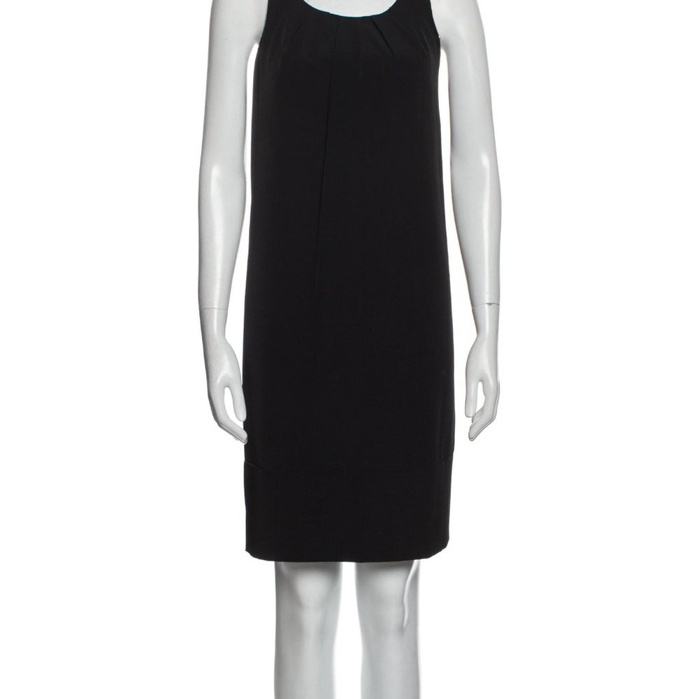 Oleg Cassini Black Shift Dress - Picture 1 of 5